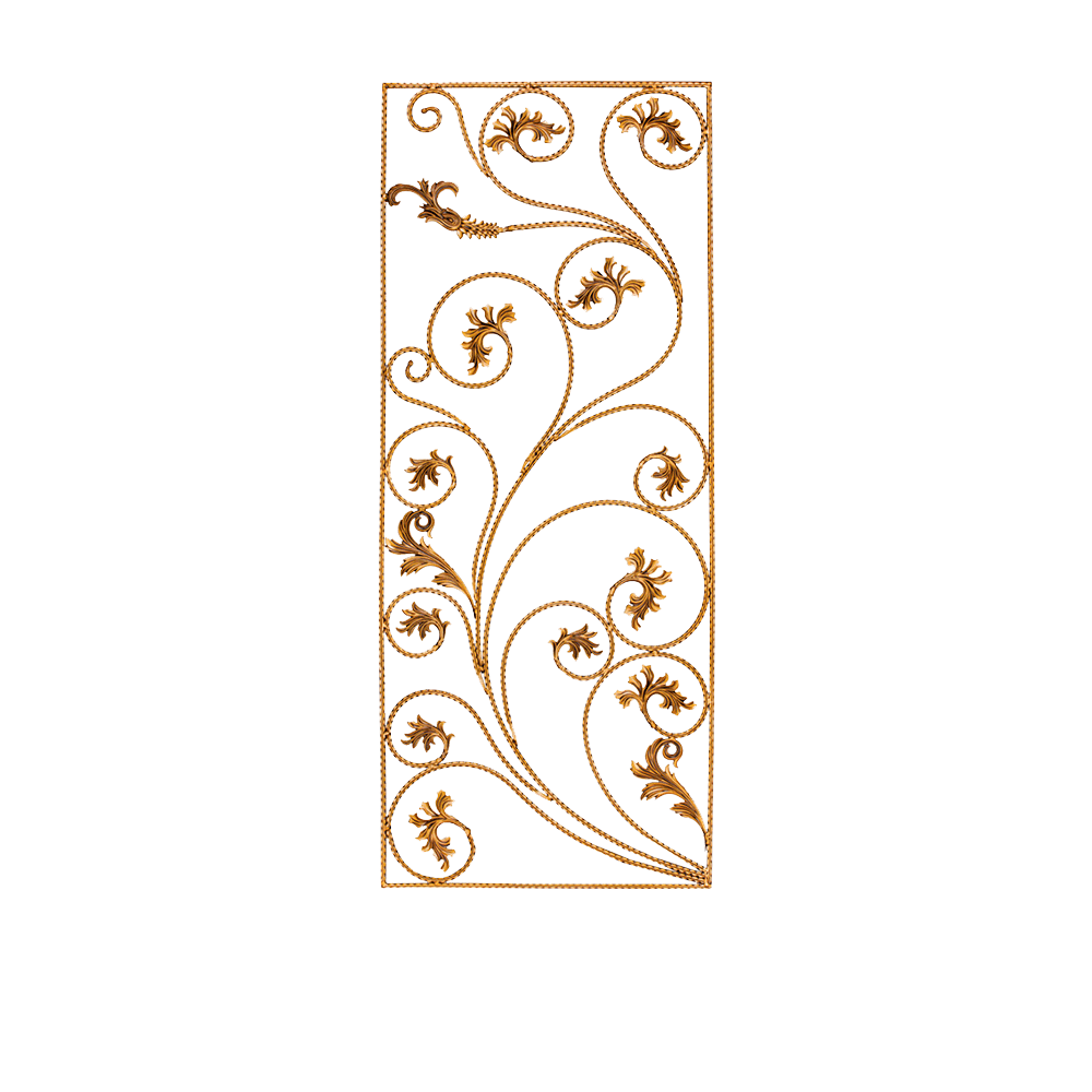 Кованые элементы панели арт. 4114, 1 шт.