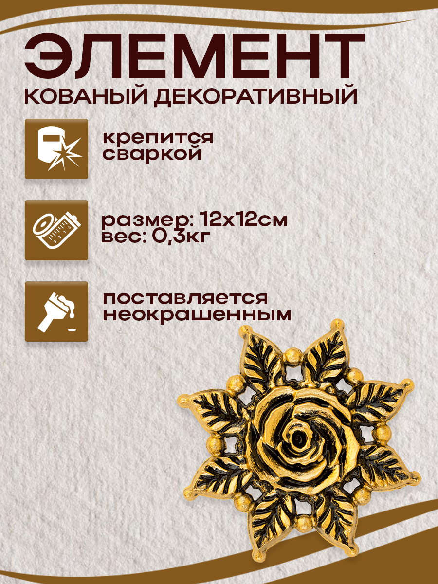 Кованые элементы арт. 4940, 1 шт.