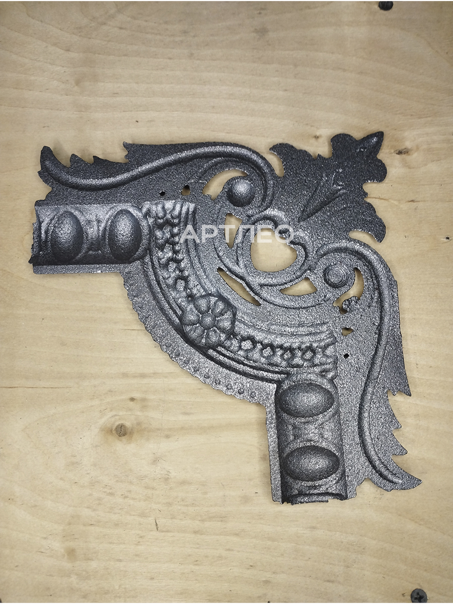 Кованые элементы уголки арт. 4862, 1 шт.