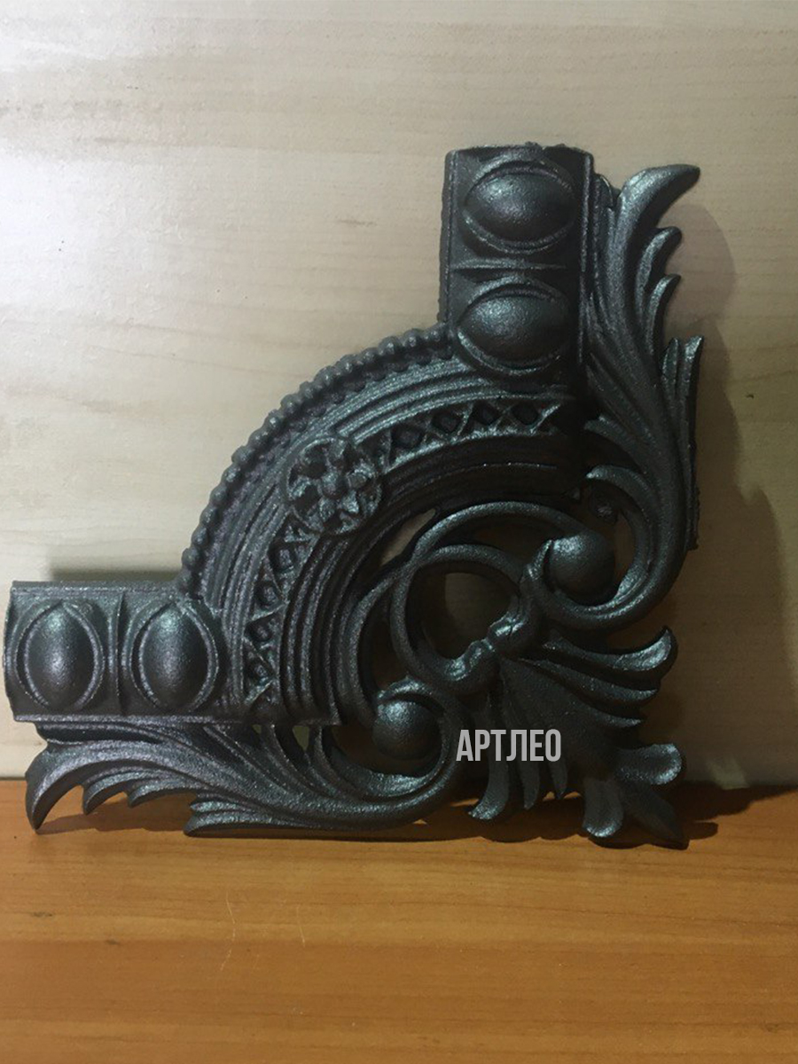 Кованые элементы уголки арт. 4862, 1 шт.